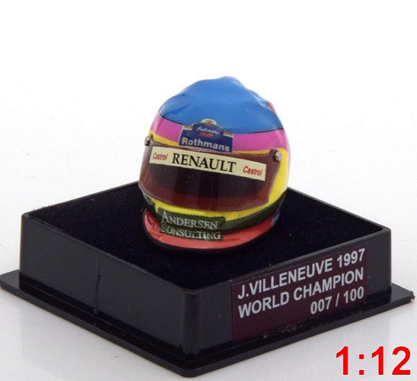 Williams Helm Weltmeister World Champions Collection (J.Villeneuve) (L.E.100pcs)